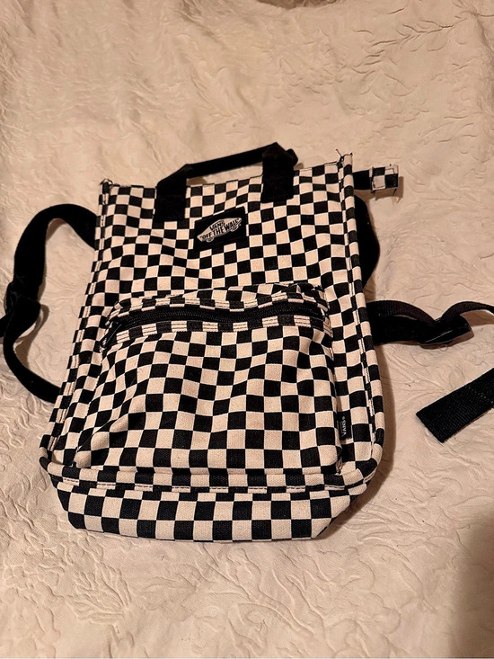 Vans Handbags - Vans Got This Mini Backpack Checkered Black & White